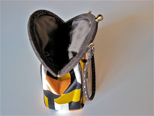 Metro Modern - Prada Leather \u0026amp; Silk Evening Bag  