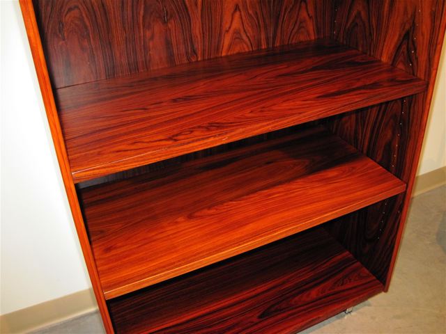Danish Rosewood Shelf Case Piece