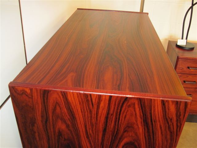 Danish Rosewood Shelf Case Piece