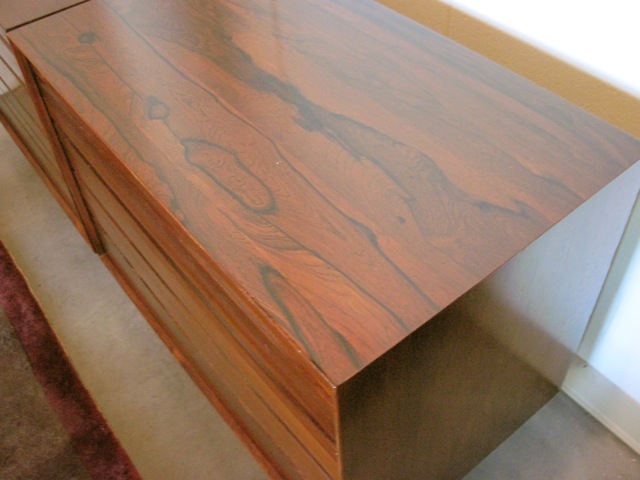 Danish Pair of  Rosewood End Tables/Dressers
