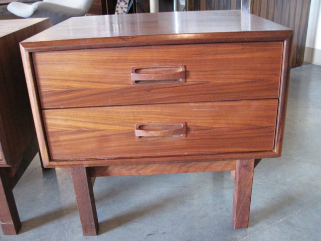 Danish Pair of End/Bed Tables