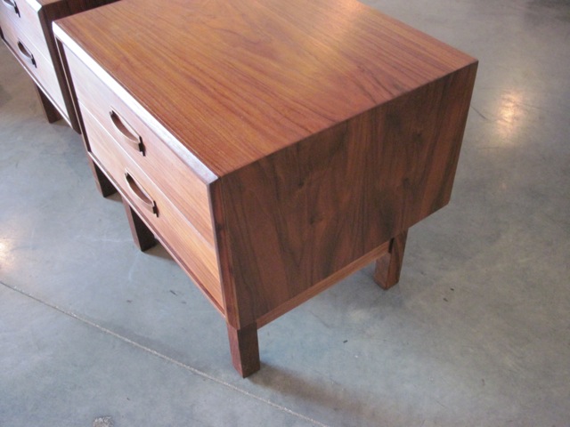 Danish Pair of End/Bed Tables