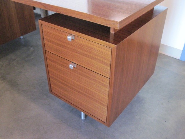 George Nelson Executive Walnut Desk