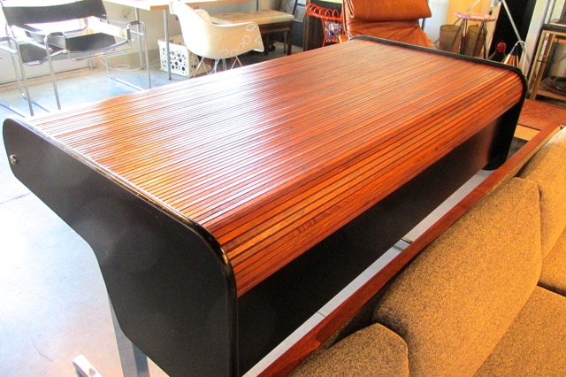 George Nelson Action Office Walnut Tambour Desk