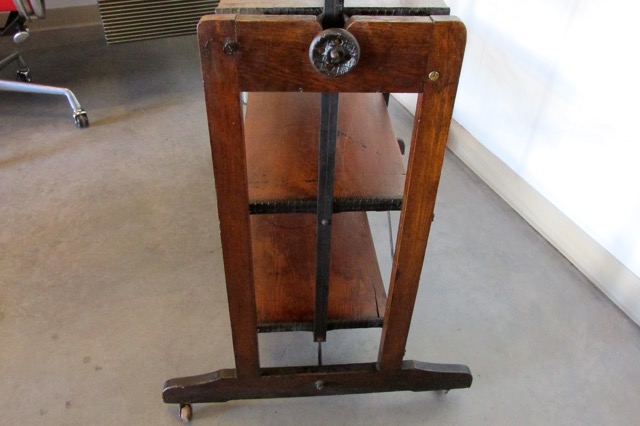 Iron & Oak Book Shelf/Table
