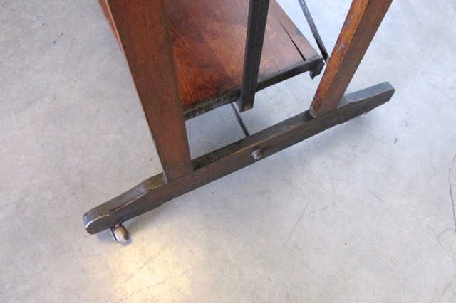 Iron & Oak Book Shelf/Table