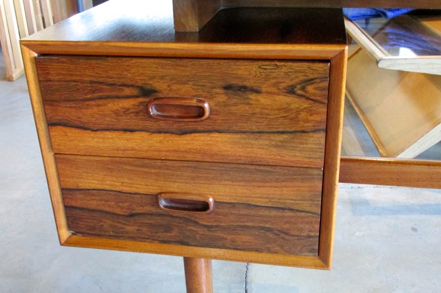 Rosewood Floating Top Desk