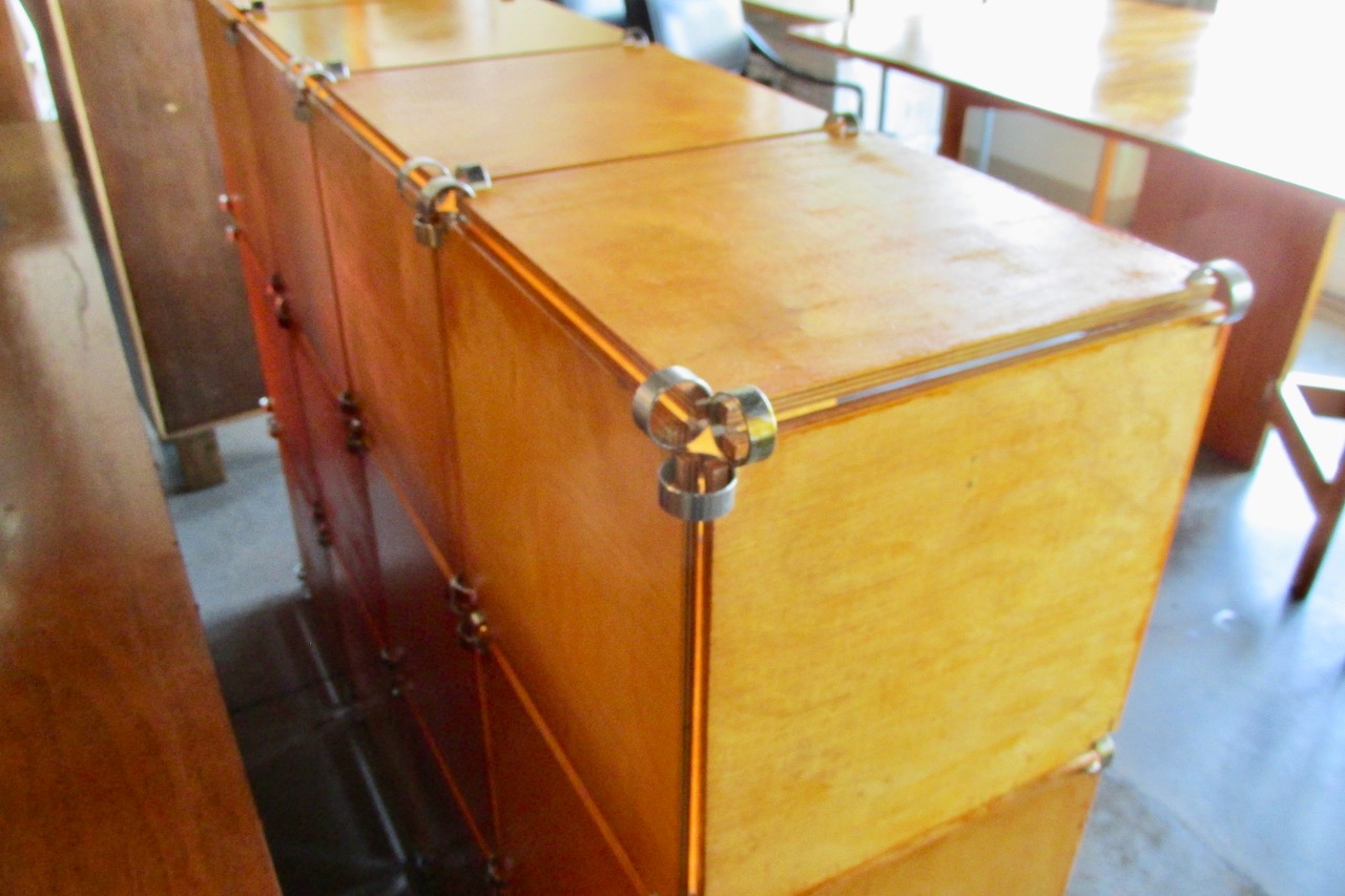 Maple Five-Ply Shelving Unit