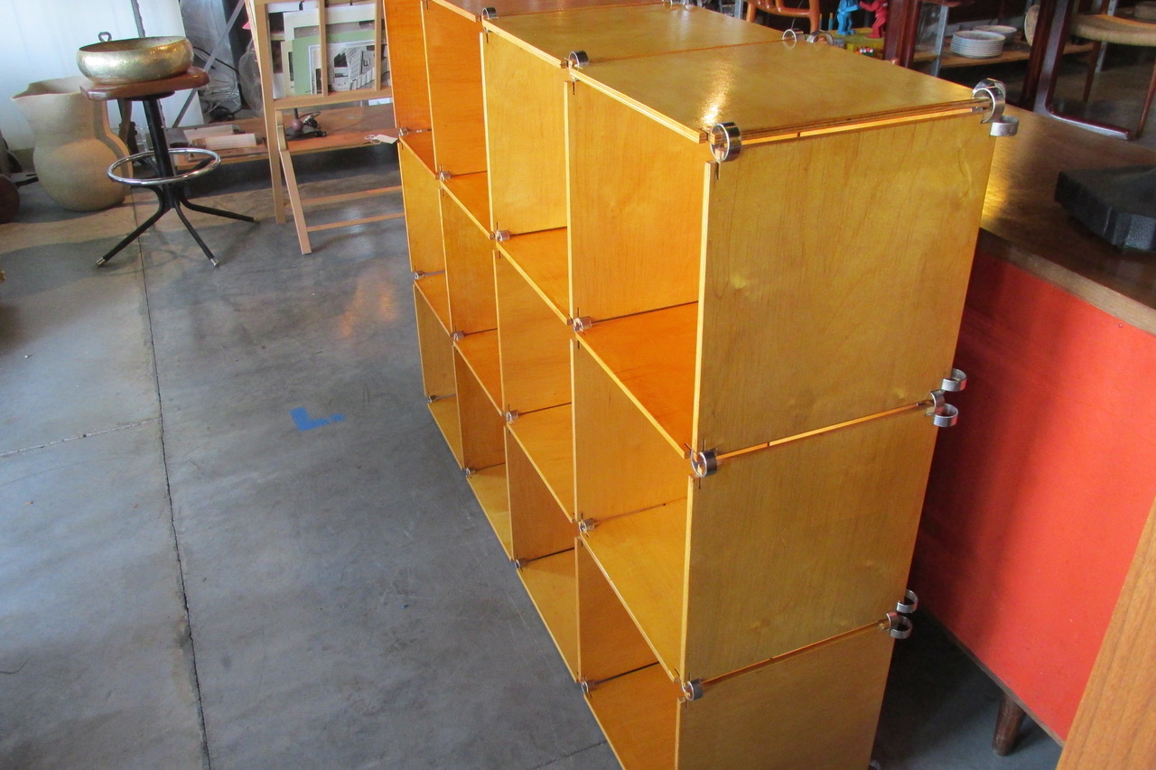 Maple Five-Ply Shelving Unit