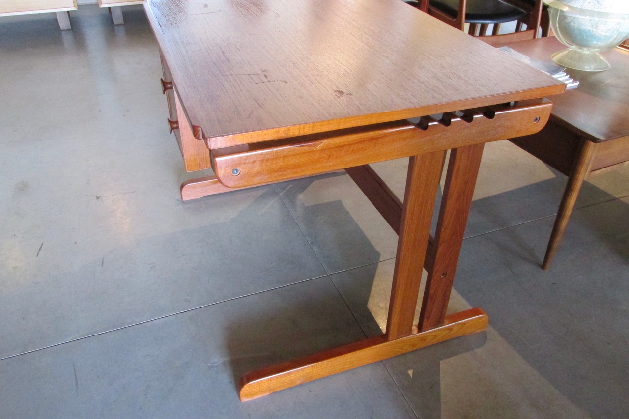 Sigh & Sons Teak Desk/Drafting Table