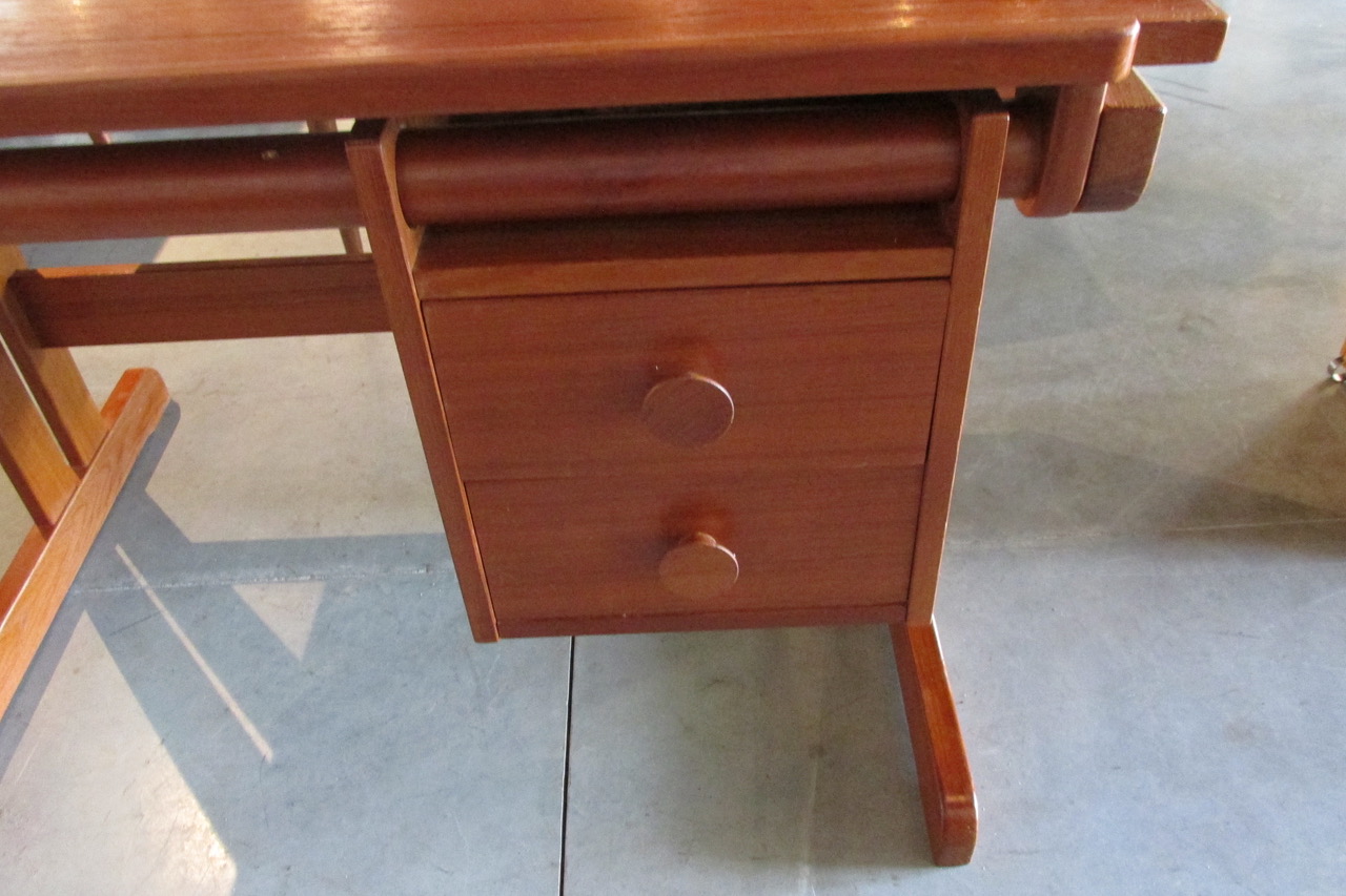 Sigh & Sons Teak Desk/Drafting Table