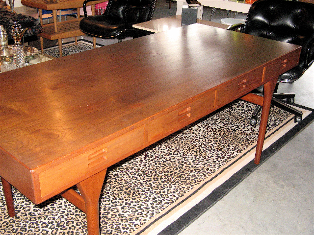 Nana Ditzel Four Drawer Teak Desk 