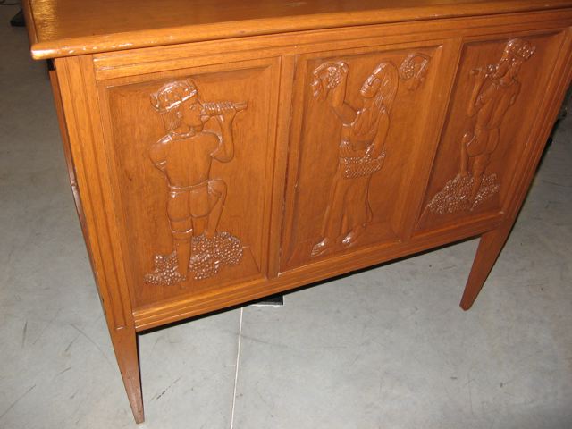 Carved Wood Bar 