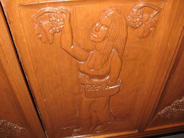 Carved Wood Bar 