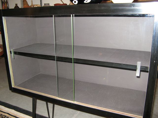 Black Lucite Shelf System 
