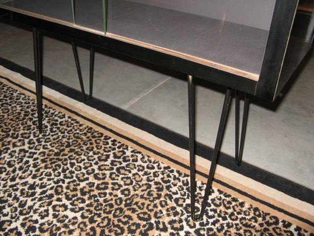 Black Lucite Shelf System 