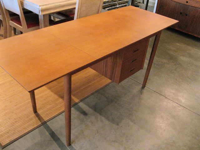 Arne Vodder Danish Teak Desk 