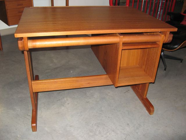 Danish Teak Tilt-Top Desk 