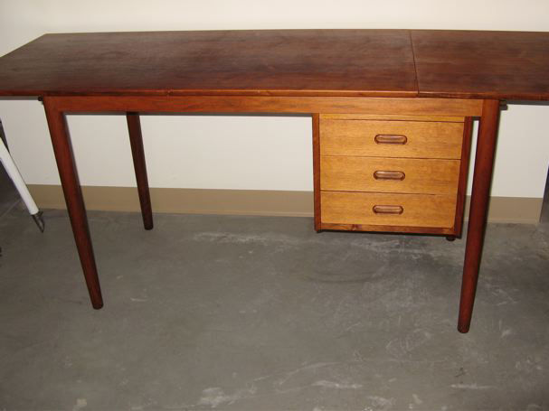 Arne Vodder Danish Teak Desk 