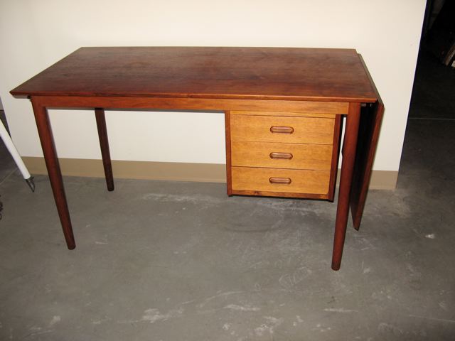 Arne Vodder Danish Teak Desk 