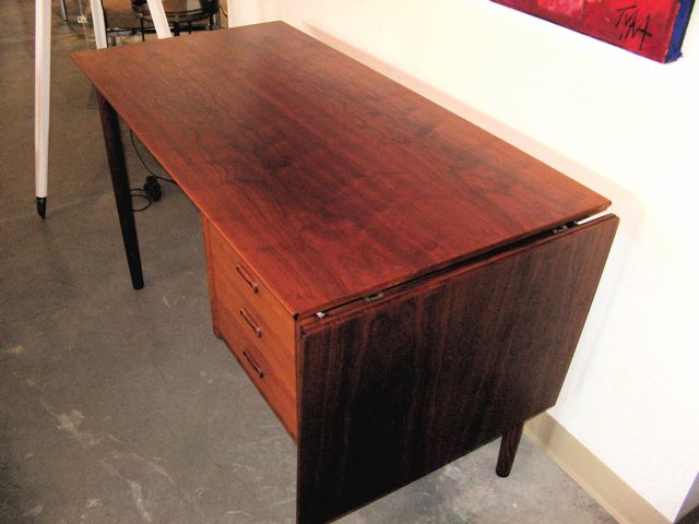 Arne Vodder Danish Teak Desk 