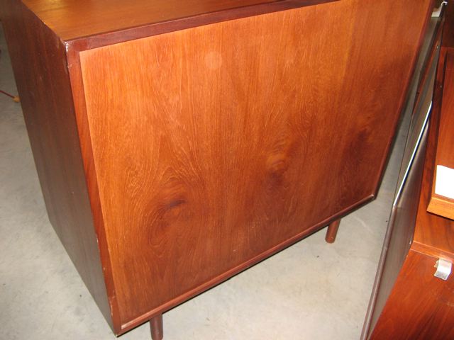 Pair of Solid Teak Five Drawer Casepieces 