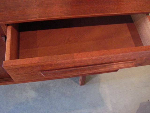 Danish Teak Four Drawer Credenza