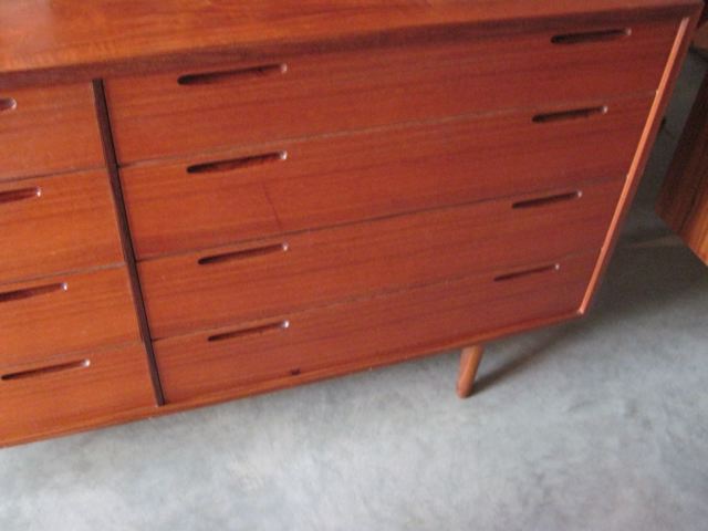 Danish Teak Eight Drawer Case Piece