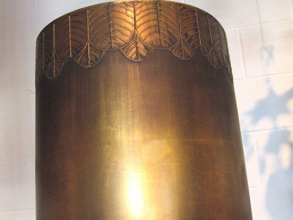 Two Metal Cranes Table Lamp 