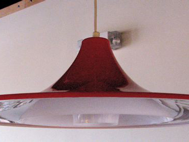 Red Saucer Pendant 