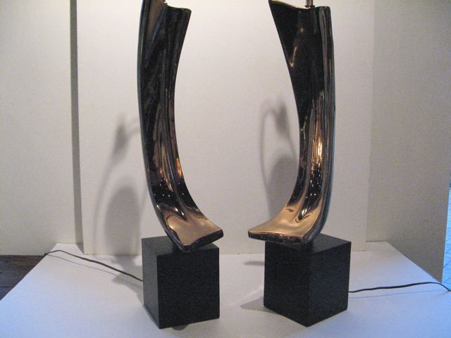 Maurizio Tempestini Laurel Bronze Lamps