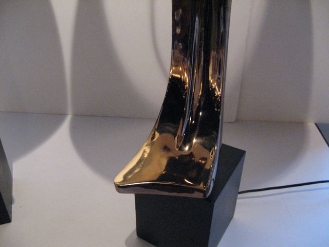 Maurizio Tempestini Laurel Bronze Lamps
