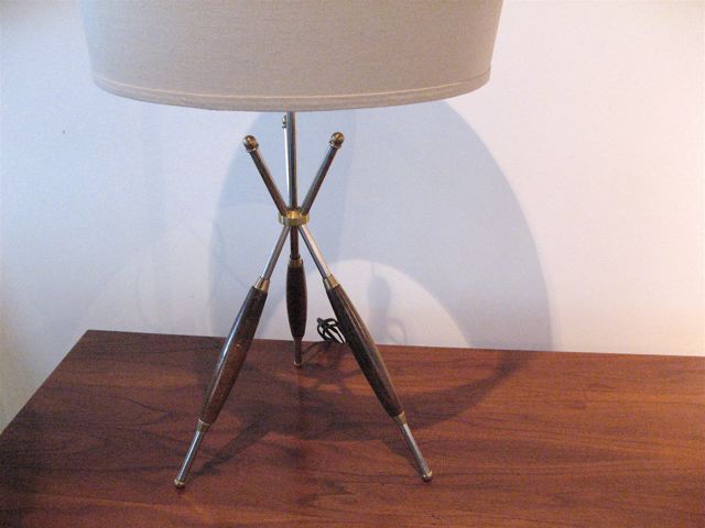Gerald Thurston for Lightolier Tripod Lamp 