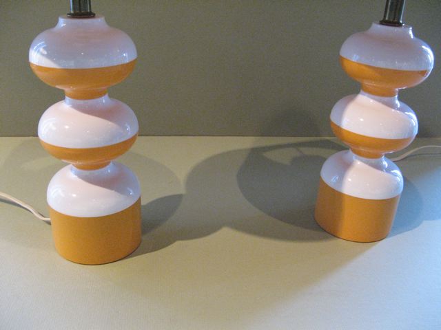 Two Pucci Style Lucite Table Lamps