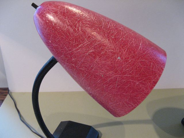 Two Fiberglass Table Lamps 