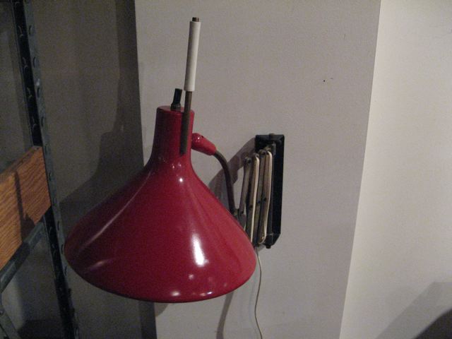 Lightolier Metal Wall Scissor Lamp 
