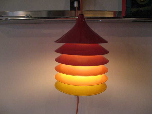 Poul Henningsen Six Tier Wall Mount Lamp 