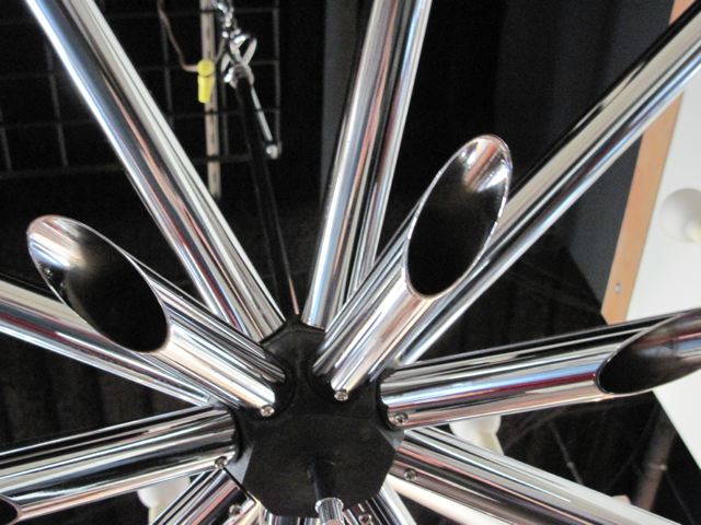 Italian Chrome Eight Arm <em>Sputnik</em> Chandelier