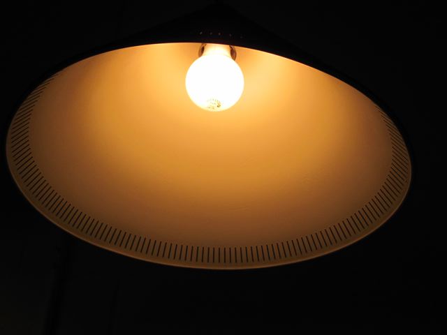 Arne Jacobsen Pair of Black Pendants