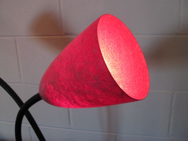 Lightolier Two Head Fiberglass Table Lamp