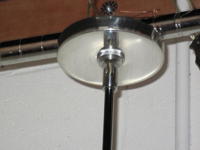 Lightolier Eight Arm Chrome Pendants