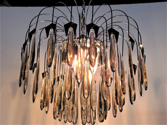 Murano Crystal Tear Drop  Chandelier 