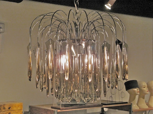 Murano Crystal Tear Drop  Chandelier 