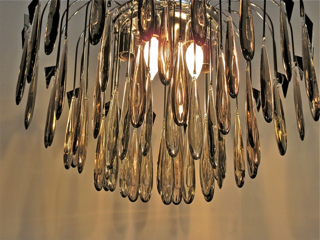 Murano Crystal Tear Drop  Chandelier 