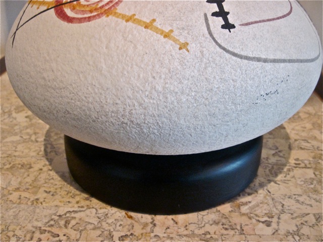 Raymor Hand Painted Ceramic Lamp