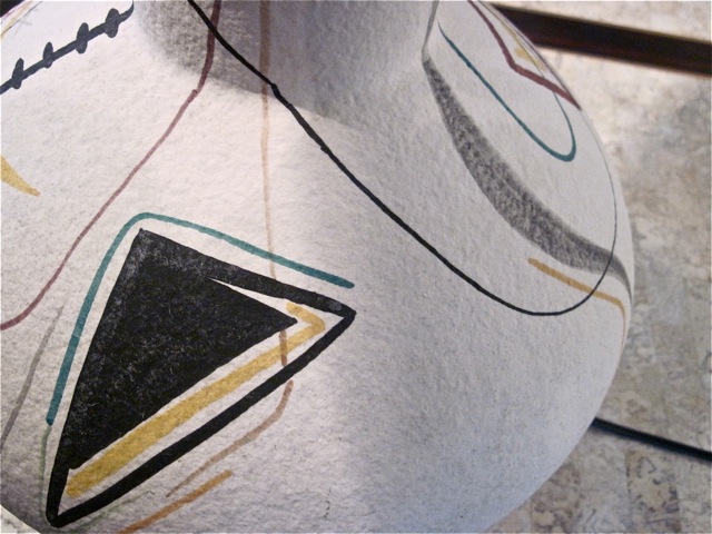 Raymor Hand Painted Ceramic Lamp