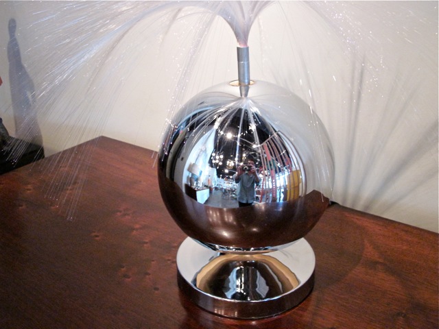 Chrome Fiber Optic Table Lamp