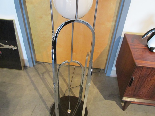 Lightolier Chrome Floor Lamp