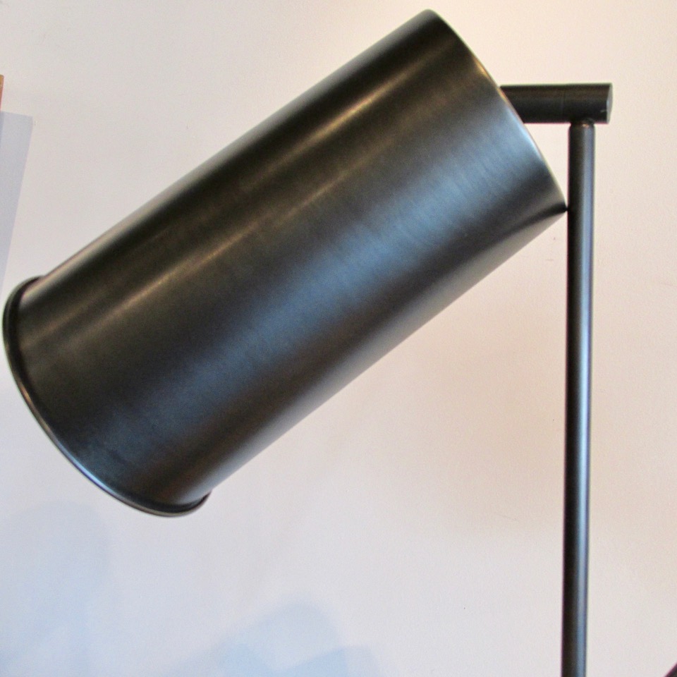 Bronzed Metal X Table Lamps