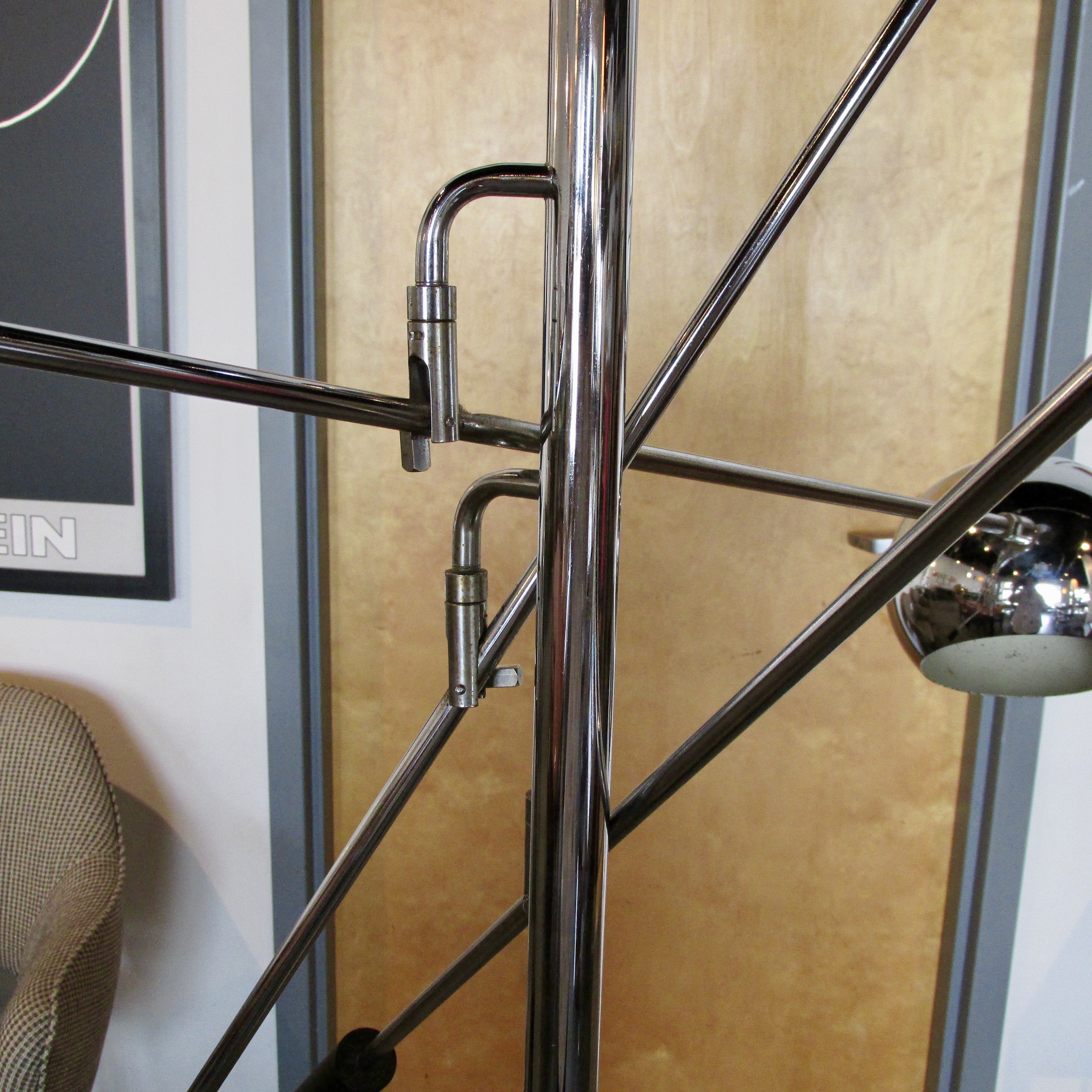 Robert Sonneman Triennale Chrome Floor Lamp